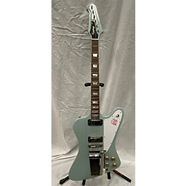 Used Epiphone Used Epiphone Firebird V Inspired By Gibson Custom Shop Frost Blue Solid Body Electric Guitar