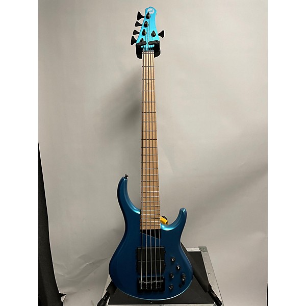 Used Kingston Used Kingston Super-5 Blue Electric Bass Guitar