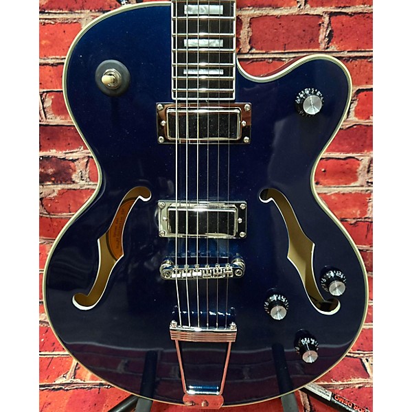 Used Epiphone Used Epiphone Uptown Kat ES Sapphire Blue Metallic Hollow Body Electric Guitar