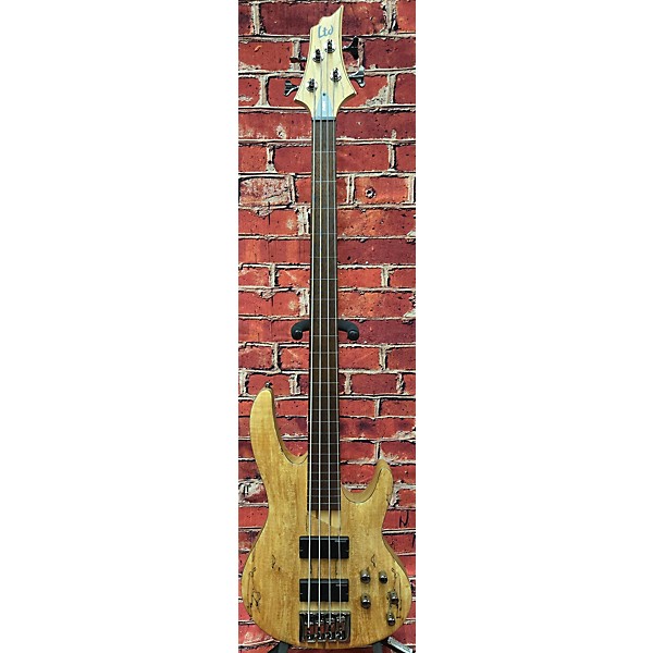 Used ESP Used ESP LTD B204SM Spalted Maple Electric Bass Guitar