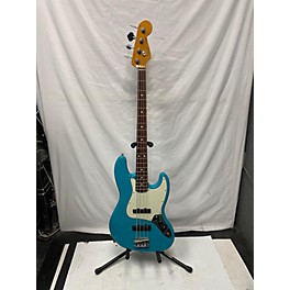 Used Fender Used Fender American Professional II Jazz Bass Miami Blue Electric Bass Guitar