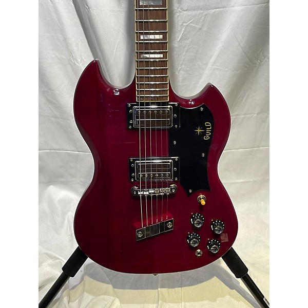 Used Guild Used Guild Polara Deluxe Cherry Solid Body Electric Guitar