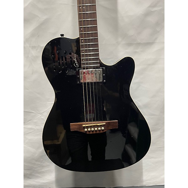 Used Godin Used Godin A6 Ultra Black Acoustic Electric Guitar