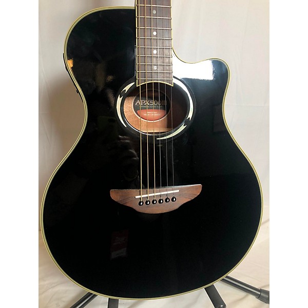 Used Used Yamaha APX500III Black Acoustic Electric Guitar