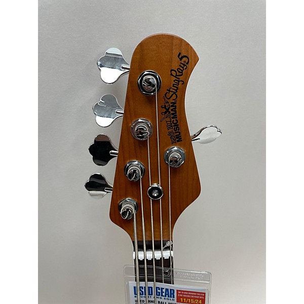 Used Ernie Ball Music Man Used Ernie Ball Music Man StingRay 5 Special HH BURNT AMBER Electric Bass Guitar