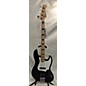 Used Used Fender Geddy Lee Signature Jazz Bass Black And White Electric Bass Guitar