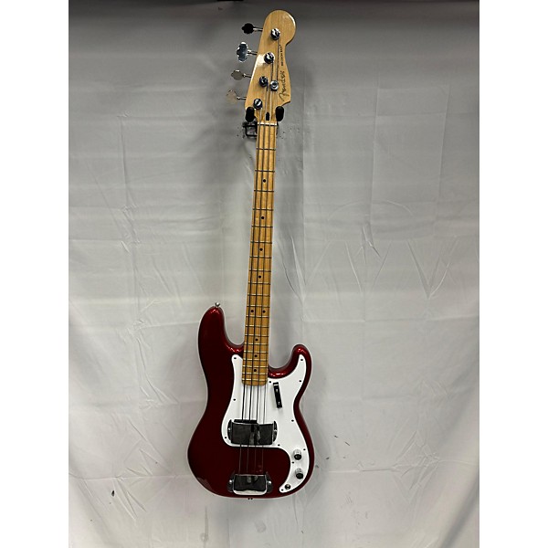 Used Fender Used Fender Standard Precision Bass Candy Apple Red Electric Bass Guitar