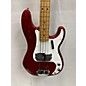 Used Fender Used Fender Standard Precision Bass Candy Apple Red Electric Bass Guitar