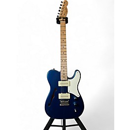 Used Squier Used Squier paranormal cabronita tele Midnight Blue Hollow Body Electric Guitar