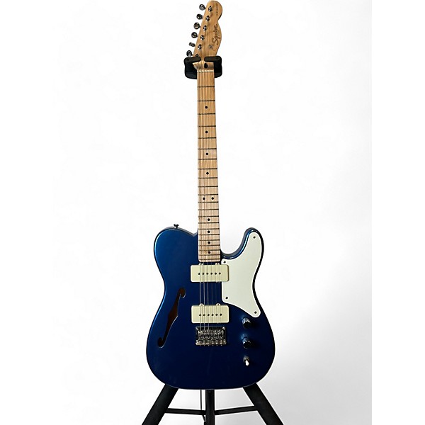 Used Squier Used Squier paranormal cabronita tele Midnight Blue Hollow Body Electric Guitar