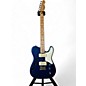 Used Squier Used Squier paranormal cabronita tele Midnight Blue Hollow Body Electric Guitar thumbnail