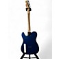 Used Squier Used Squier paranormal cabronita tele Midnight Blue Hollow Body Electric Guitar