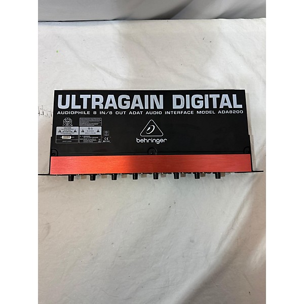 Used Behringer Used Behringer Ultragain Digital ADA8200 Audio Interface