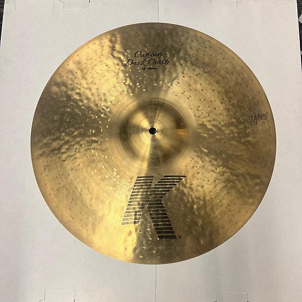 Used Zildjian Used Zildjian 18in K Custom Dark Crash Cymbal