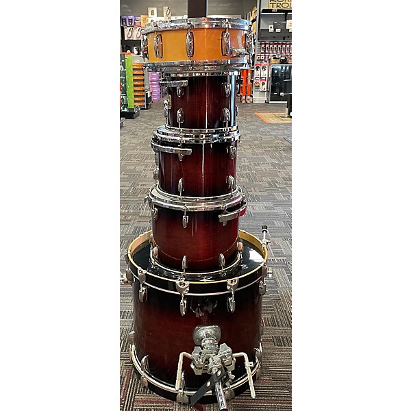 Used Gretsch Drums Used Gretsch Drums 5 piece Renown Brown Burst Drum Kit