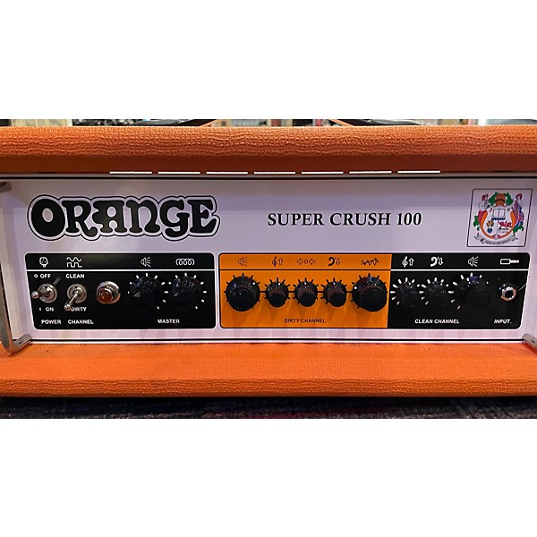 Used Orange Amplifiers Super Crush 100 Solid State Guitar Amp Head