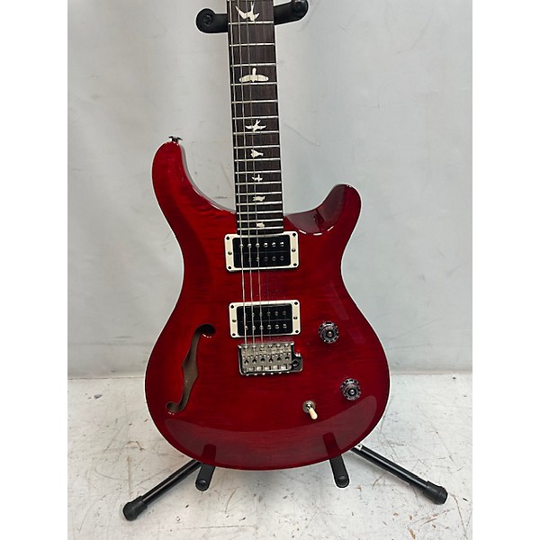 Used PRS Used PRS CE24 Semi-Hollow Trans Crimson Red Hollow Body Electric Guitar