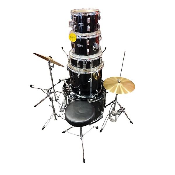 Used Mapex Used Mapex 5 piece Rebel Black Drum Kit