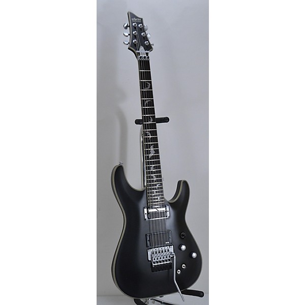 Used Schecter Guitar Research Used Schecter Guitar Research Damien Platinum 6 Floyd Rose And Sustainiac Matte Black Solid ...