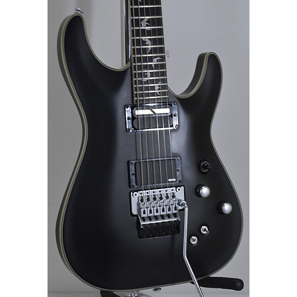 Used Schecter Guitar Research Used Schecter Guitar Research Damien Platinum 6 Floyd Rose And Sustainiac Matte Black Solid ...