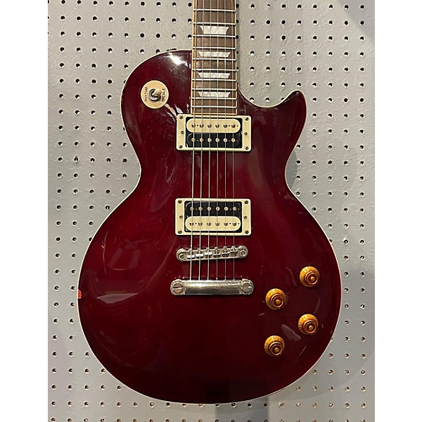 Used Epiphone Les Paul Traditional Pro Maroon Solid Body Electric Guitar