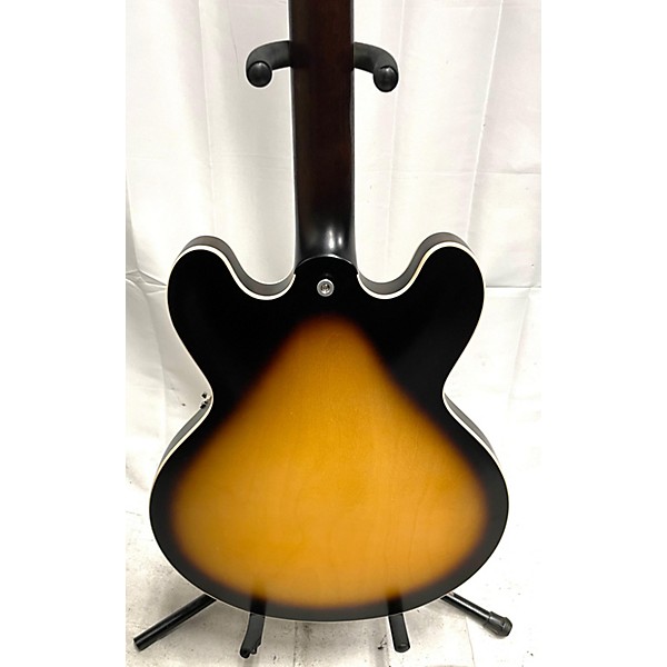 Used Gibson Used Gibson ES335 Satin Vintage Sunburst Hollow Body Electric Guitar