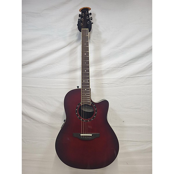 Used Ovation Used Ovation 2771AX-CCB-G Cherry Acoustic Electric Guitar