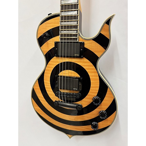 Used Wylde Audio Used Wylde Audio Wylde Odin Grail Black And Yellow Solid Body Electric Guitar