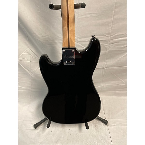 Used Squier Used Squier Bronco Bass Black Electric Bass Guitar