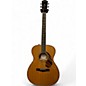 Used Fender pO-220E Antique Natural Acoustic Electric Guitar thumbnail