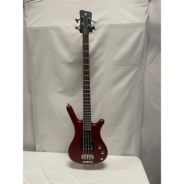 Used Warwick Used Warwick Corvette Double Buck 4 String Wine Red Electric Bass Guitar