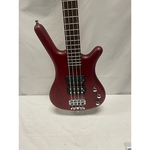 Used Warwick Used Warwick Corvette Double Buck 4 String Wine Red Electric Bass Guitar