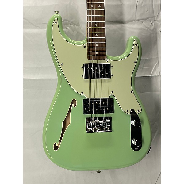 Used Fender Pawn Shop '72 Surf Green Hollow Body Electric Guitar