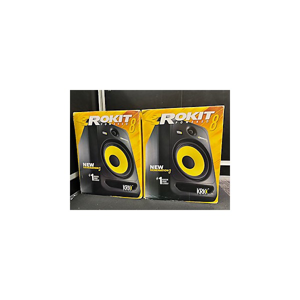 Used KRK Used KRK RP8G3 Pair Powered Monitor