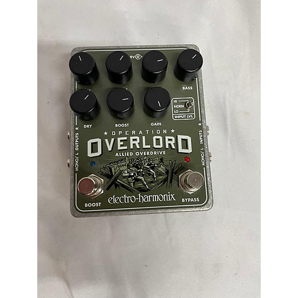 Used Electro-Harmonix Used Electro-Harmonix OPERATION OVERLORD ALLIED OVERDRIVE Effect Pedal