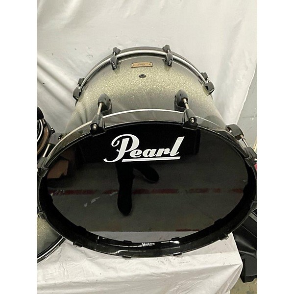 Used Pearl 4 piece Masters Custom Black Diamond Burst Drum Kit