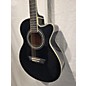 Used Washburn Used Washburn EA12B Black Acoustic Electric Guitar