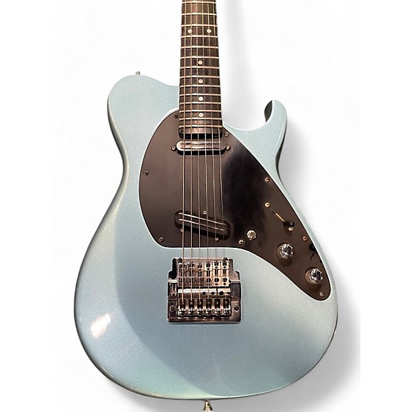 Used Zion classic Blue Solid Body Electric Guitar