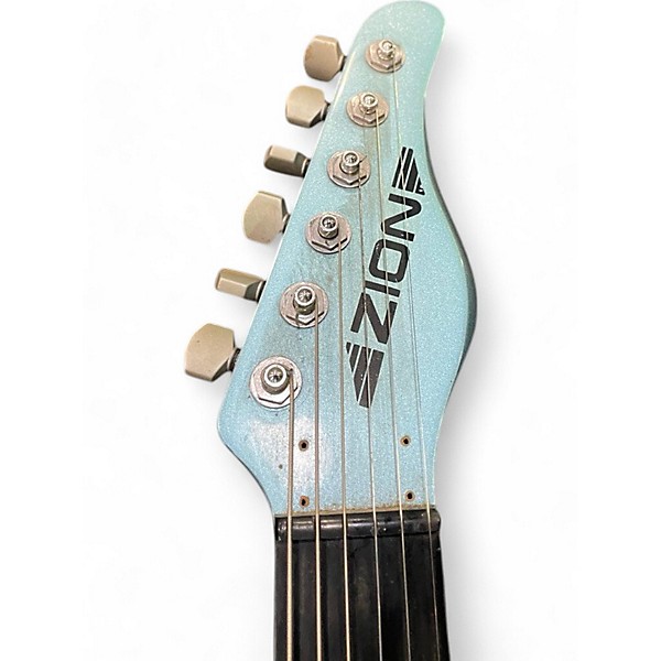 Used Zion classic Blue Solid Body Electric Guitar