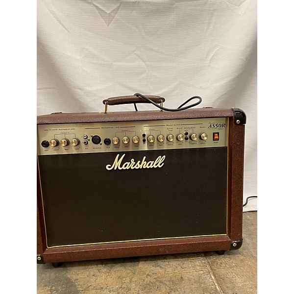 Used Marshall Used Marshall AS50R 50W 2X8 Acoustic Guitar Combo Amp