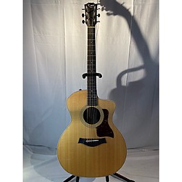 Used Taylor 214CE Natural Acoustic Electric Guitar