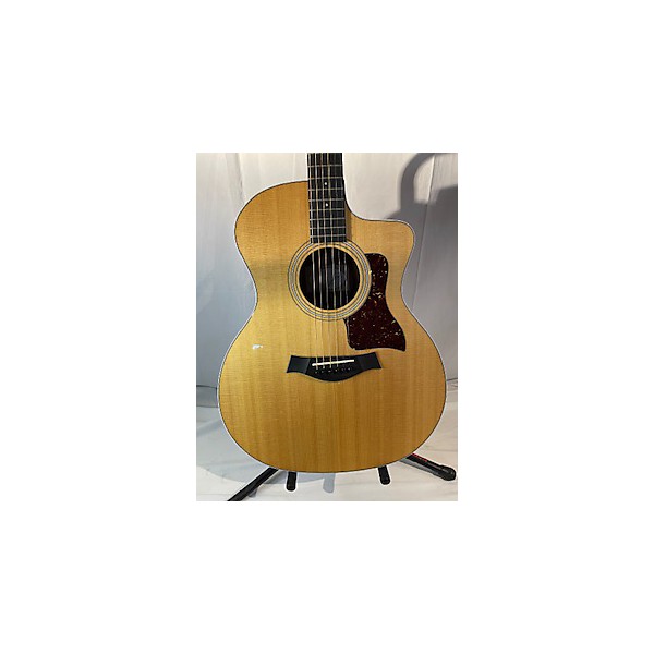 Used Taylor 214CE Natural Acoustic Electric Guitar