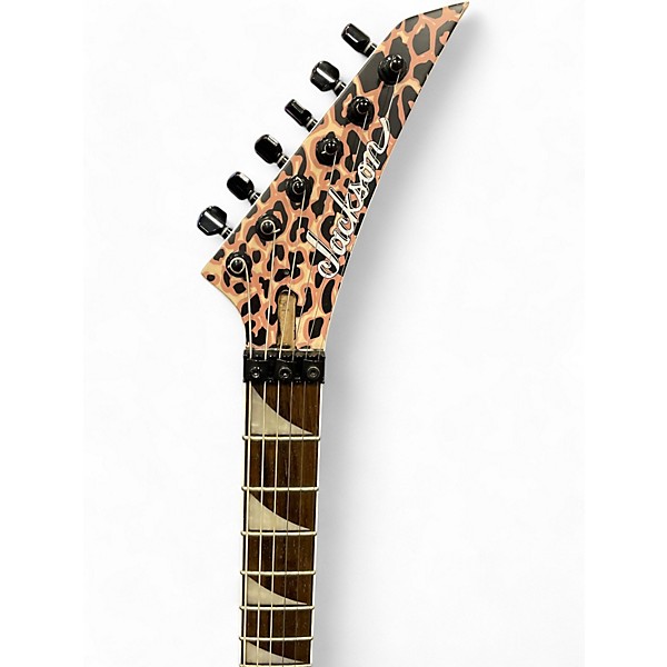 Used Jackson SLX DX LEOPARD PRINT Solid Body Electric Guitar