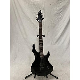 Used ESP LTD F-100 Black Solid Body Electric Guitar