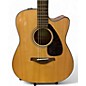 Used Yamaha Used Yamaha FGX800C Natural Acoustic Electric Guitar