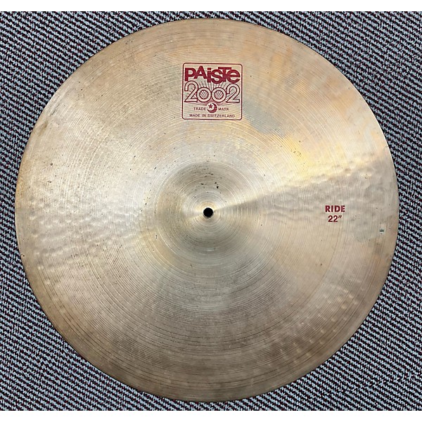 Used Paiste Used Paiste 22in 2002 Ride Cymbal