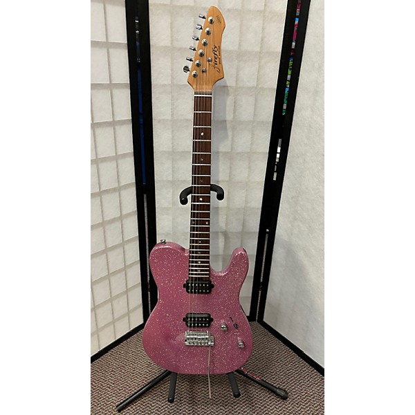 Used Firefly Used FIREFLY FFMN PINK SPARKLE Solid Body Electric Guitar