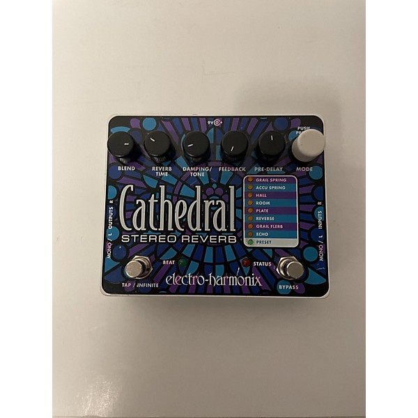 Used Electro-Harmonix Used Electro-Harmonix Cathedral Stereo Reverb Effect Pedal