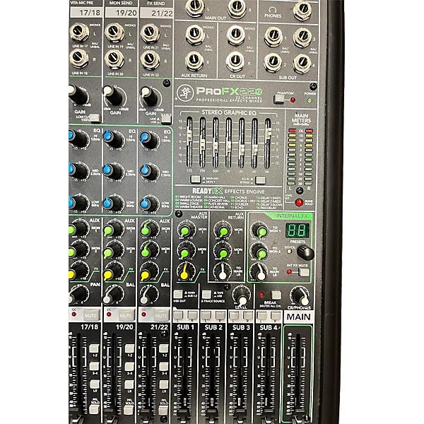 Used Used Mackie PROFX22 Unpowered Mixer