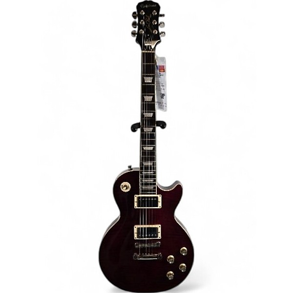 Used Epiphone Used Epiphone Les Paul Standard Pro Wine Red Solid Body  Electric Guitar